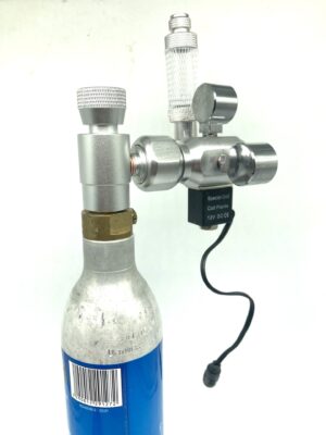 Sodastream Cylinder Adapter for Aquarium CO2 with regulator fitted
