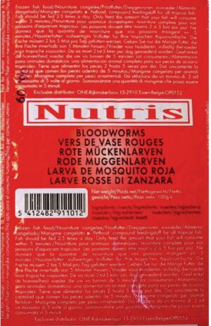Nutris Frozen Bloodworms 100g