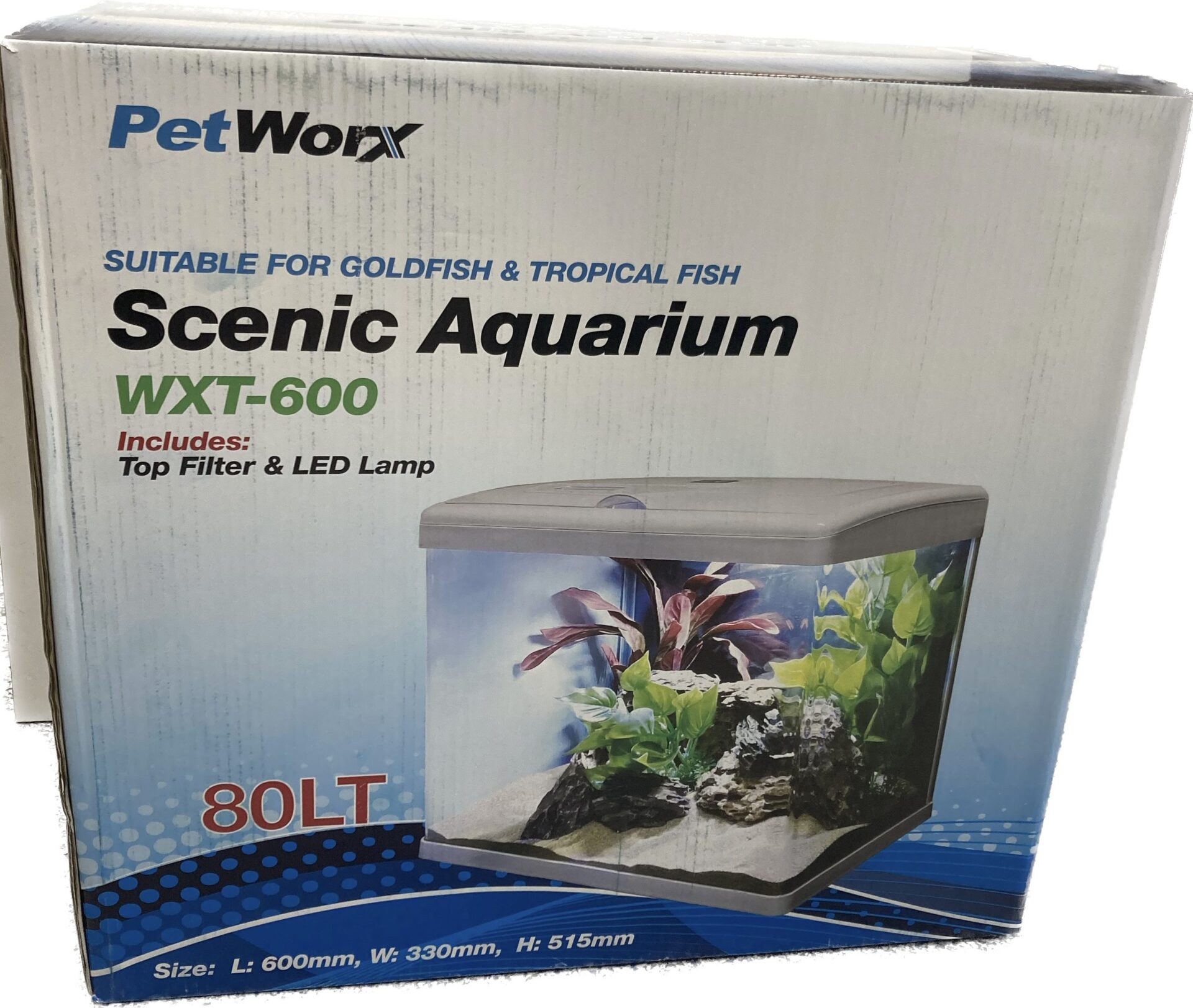 Petworx Scenic WXT600 80L Aquarium White The Online Aquarium Shop