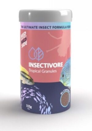 Bioscape Insectivore Tropical Granules 150g  is a multi protein, sustainably sourced all natural fish food. Insectivore Tropical Granules