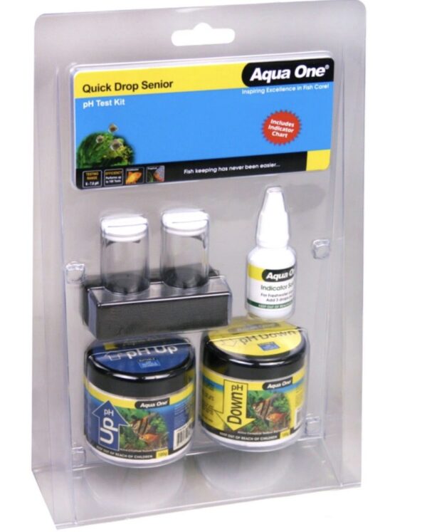 Aqua One Quick Drop Senior pH Test Kit Freshwater 6 To 7.8