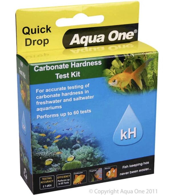 Aqua One QuickDrop Carbonate Hardness KH Test Kit